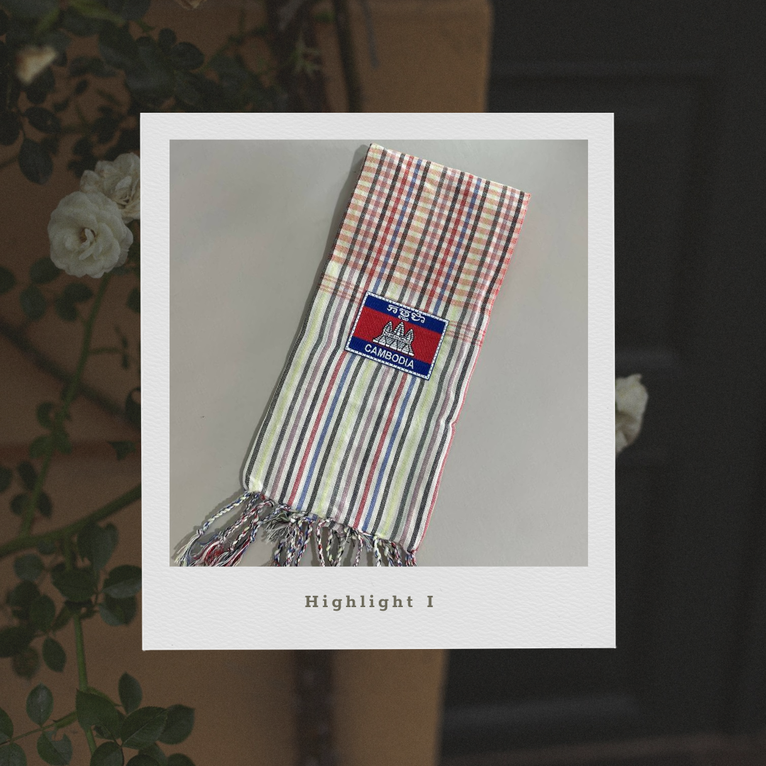 Khmer Krama (flag - Scarf)