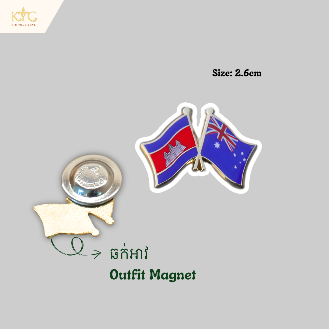Logo - Cambodia x Australia (Friendship flag)