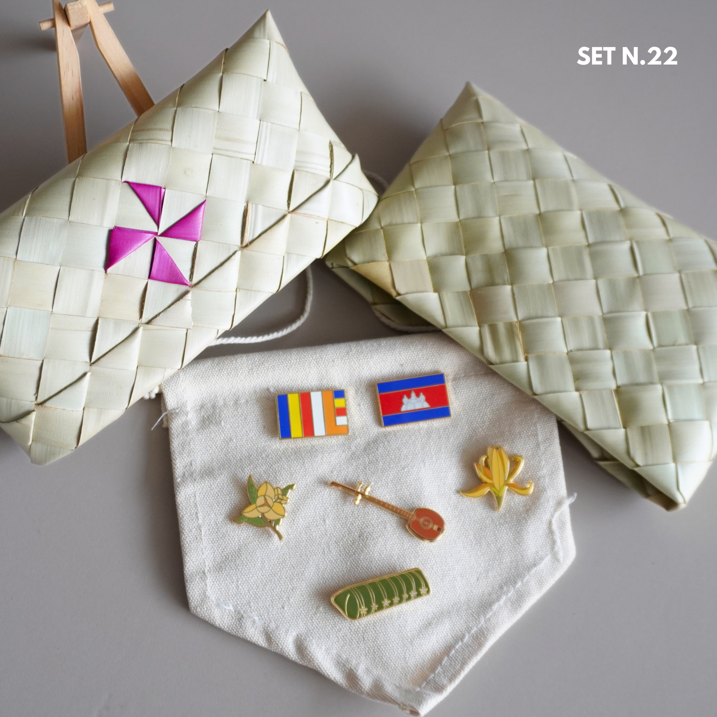 Khmer - Set N.22 (Hanging Badge)