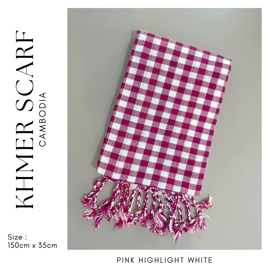 Khmer Krama ( Scarf- Normal) - ក្រម៉ាខ្មែរ S