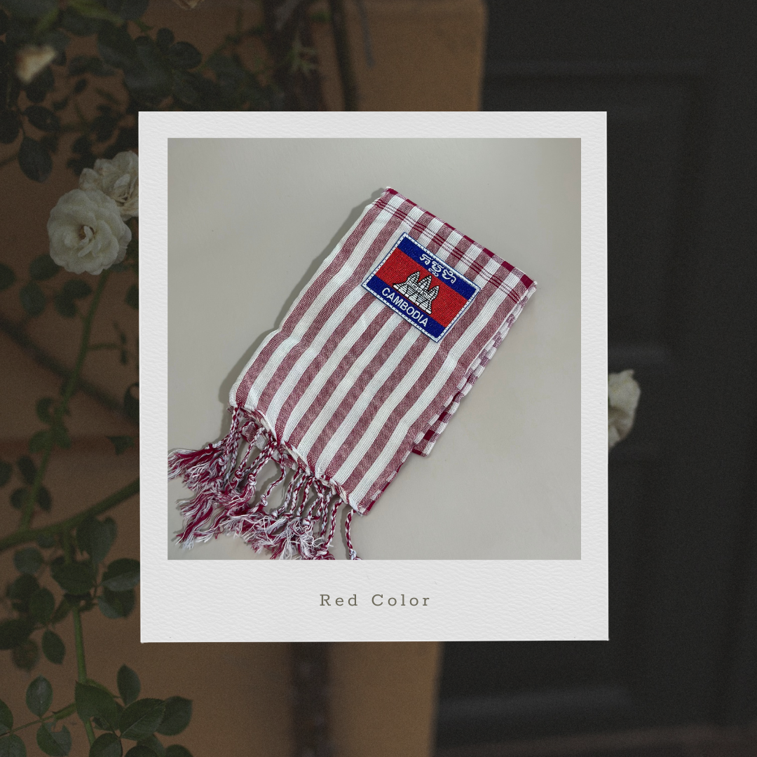Khmer Krama (flag - Scarf)