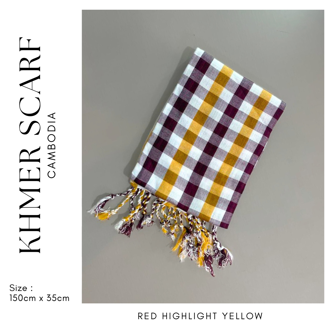 Khmer Krama ( Scarf- Normal) - ក្រម៉ាខ្មែរ S
