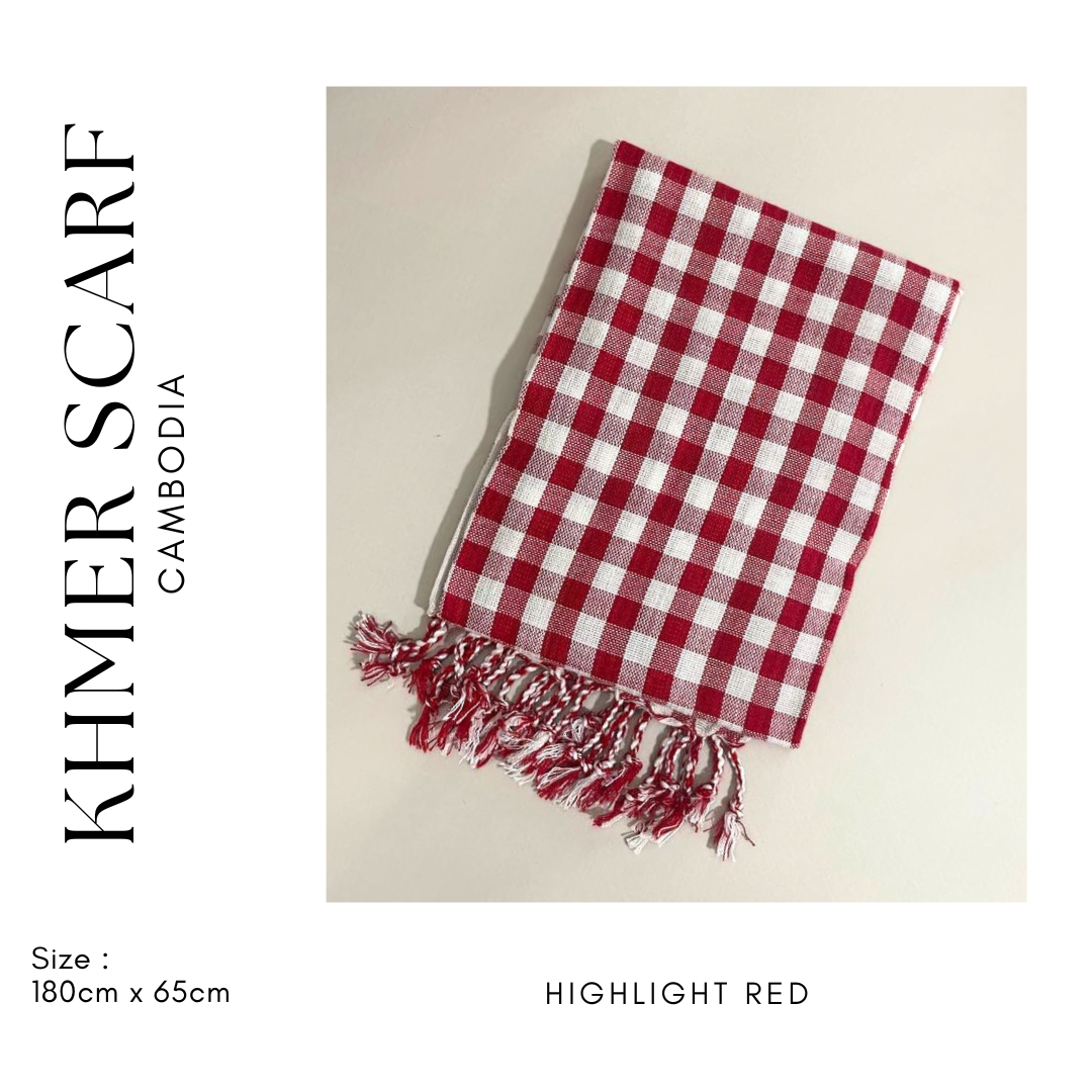 Khmer Krama ( Scarf- Normal) - ក្រម៉ាខ្មែរ S