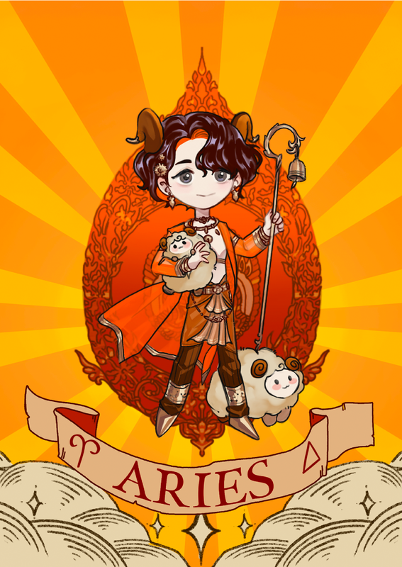 Khmer Bookmark - Zodiac