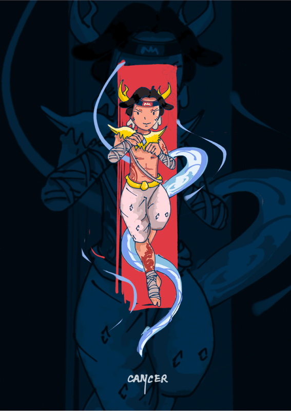 Khmer Bookmark - Zodiac