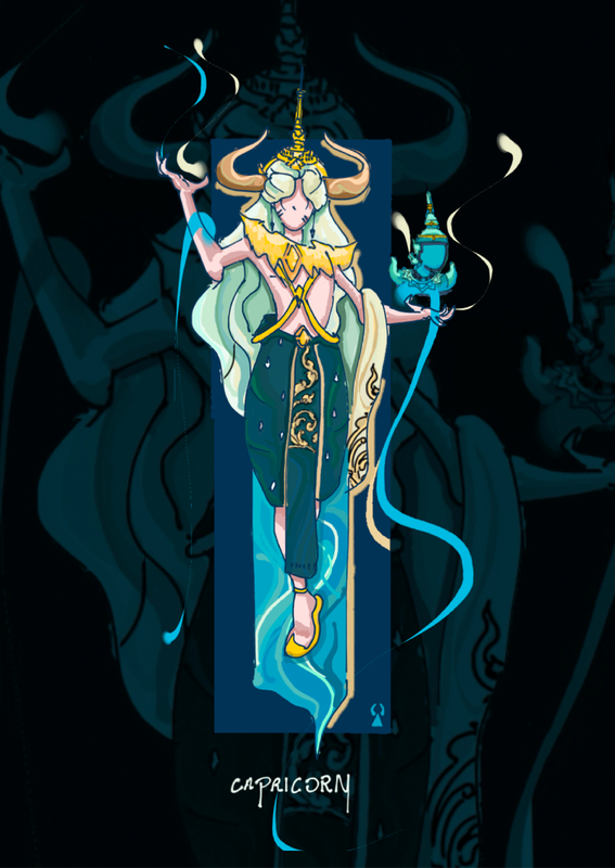 Khmer Bookmark - Zodiac