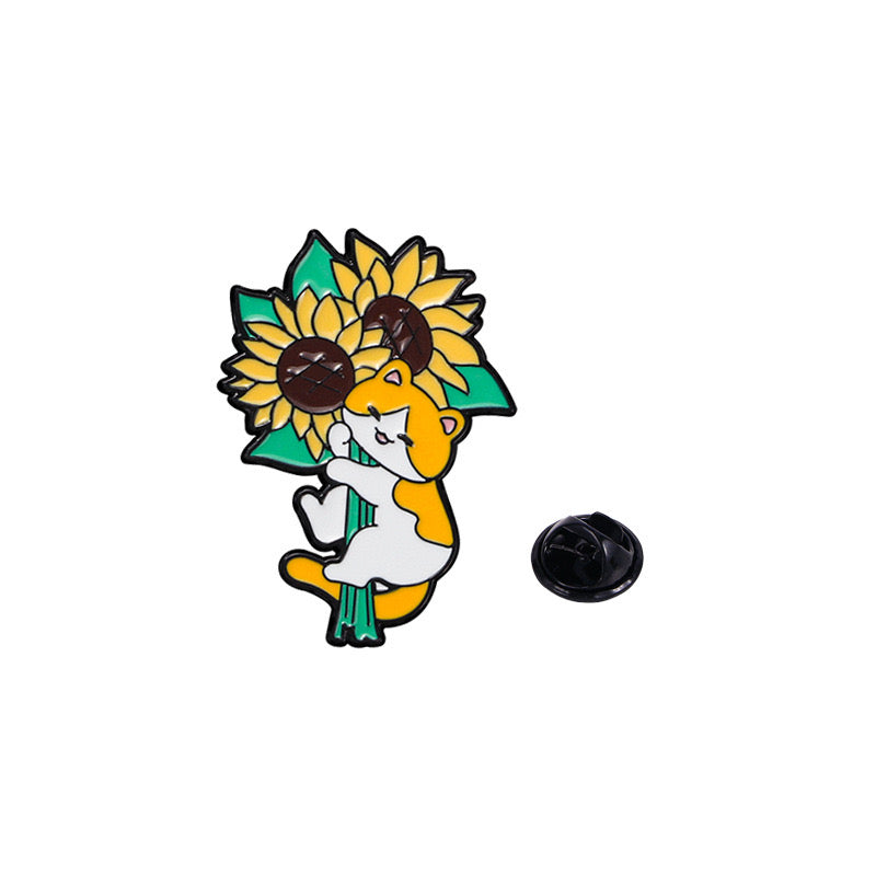 Animal - Cat With Flower