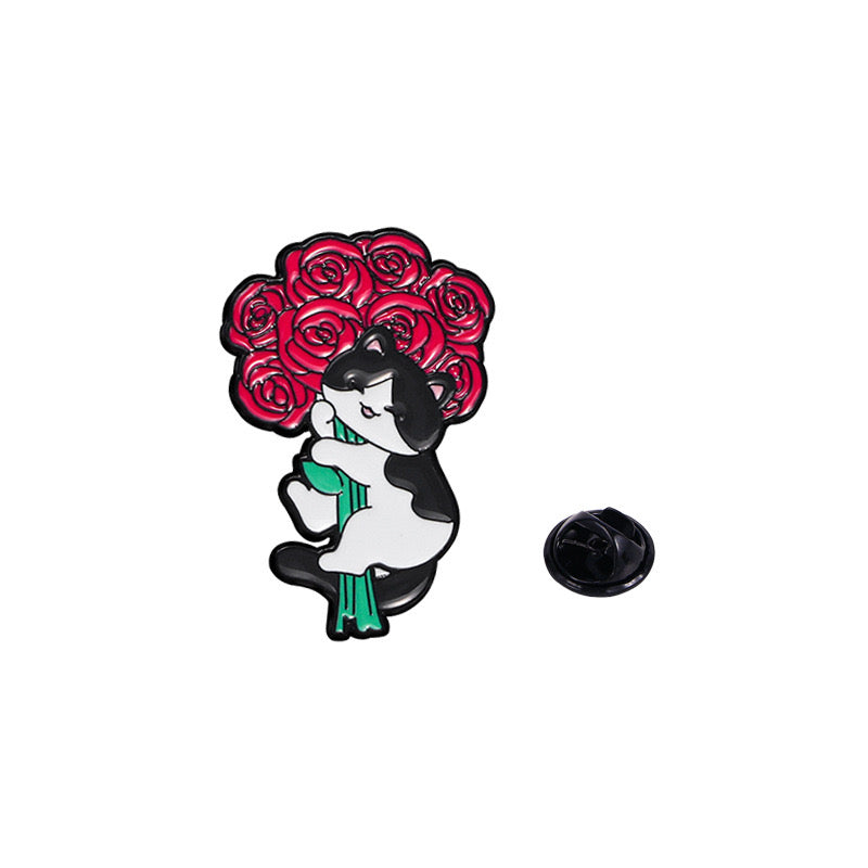 Animal - Cat With Flower