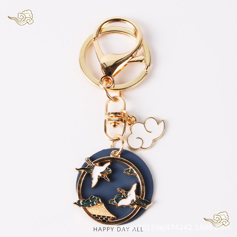 Keychain - Mountain With fish