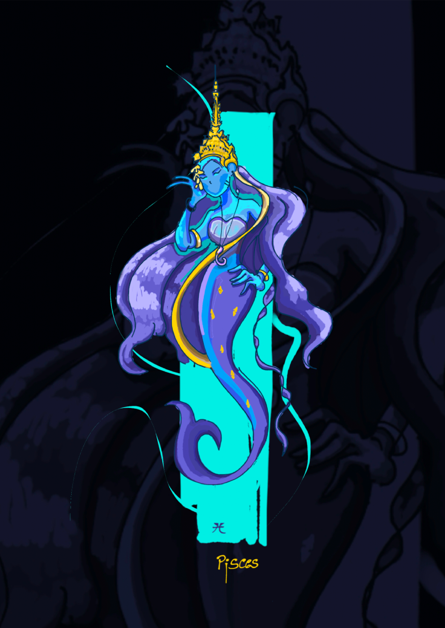Khmer Bookmark - Zodiac