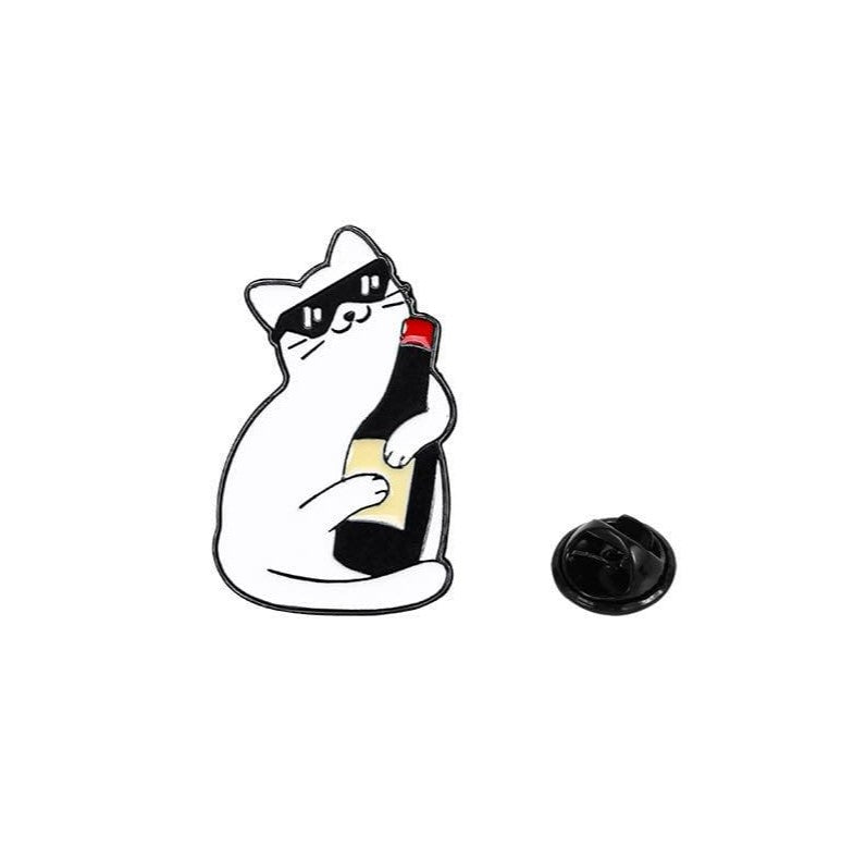 Animal - Cat With Wine