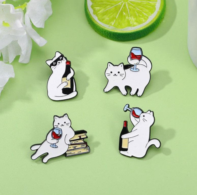 Animal - Cat With Wine