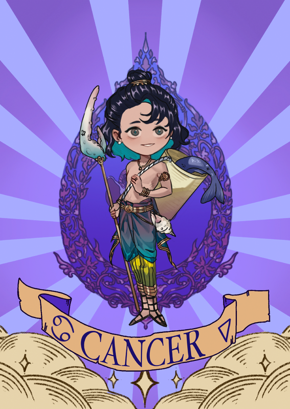 Khmer Bookmark - Zodiac