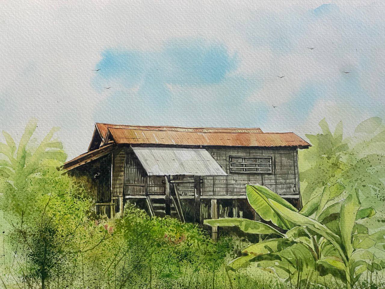 Khmer - Postcard painting version
