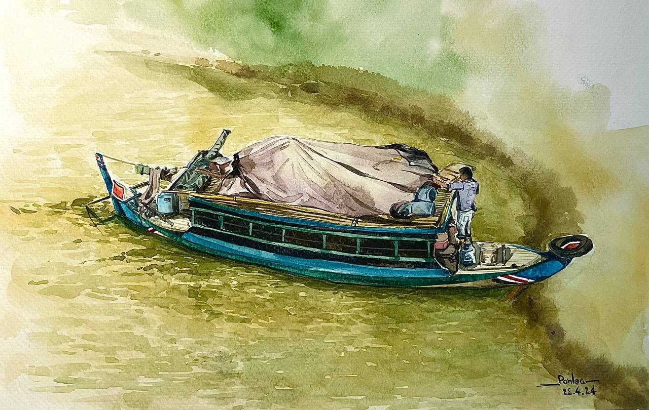 Khmer - Postcard painting version