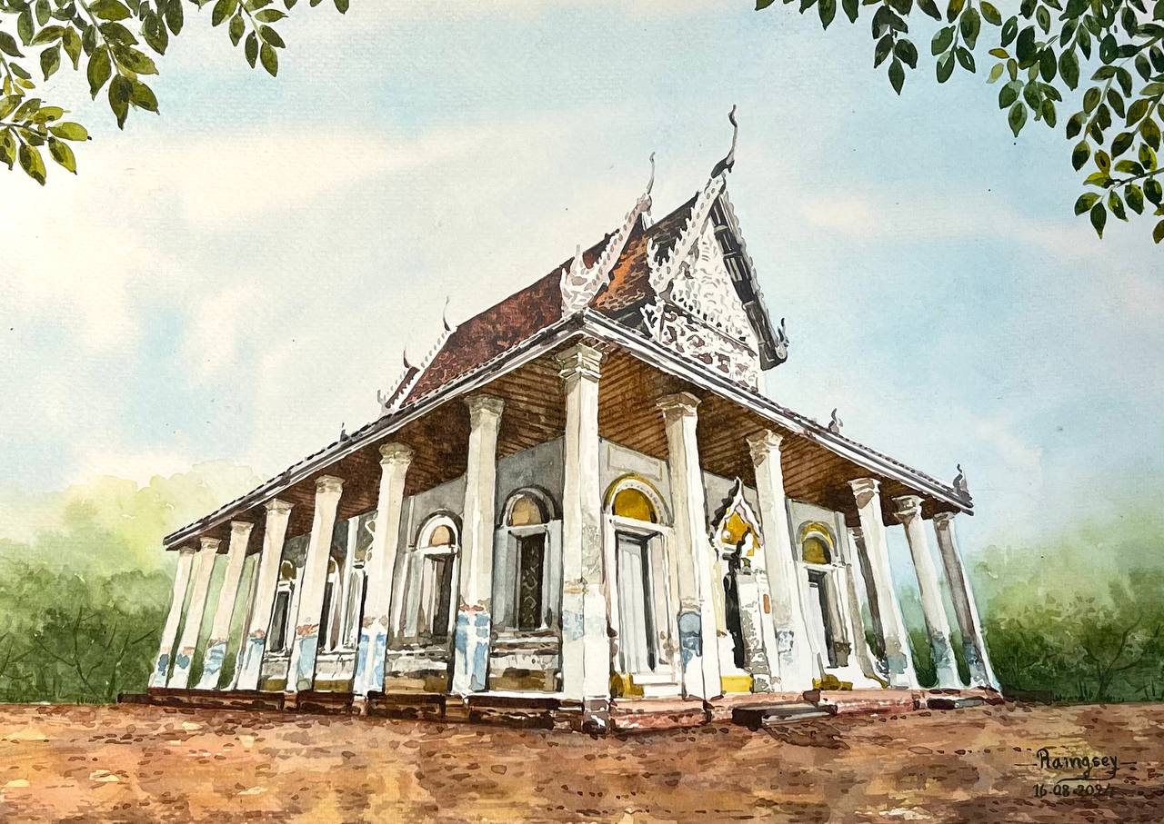 Khmer - Postcard painting version