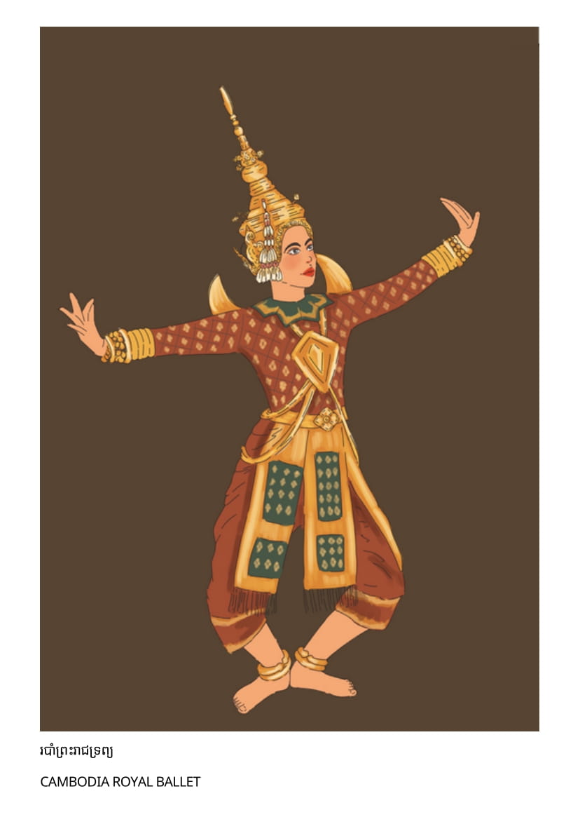 Khmer Postcard - Royal Ballet