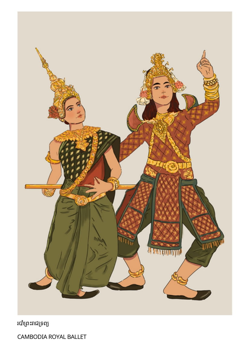 Khmer Postcard - Royal Ballet