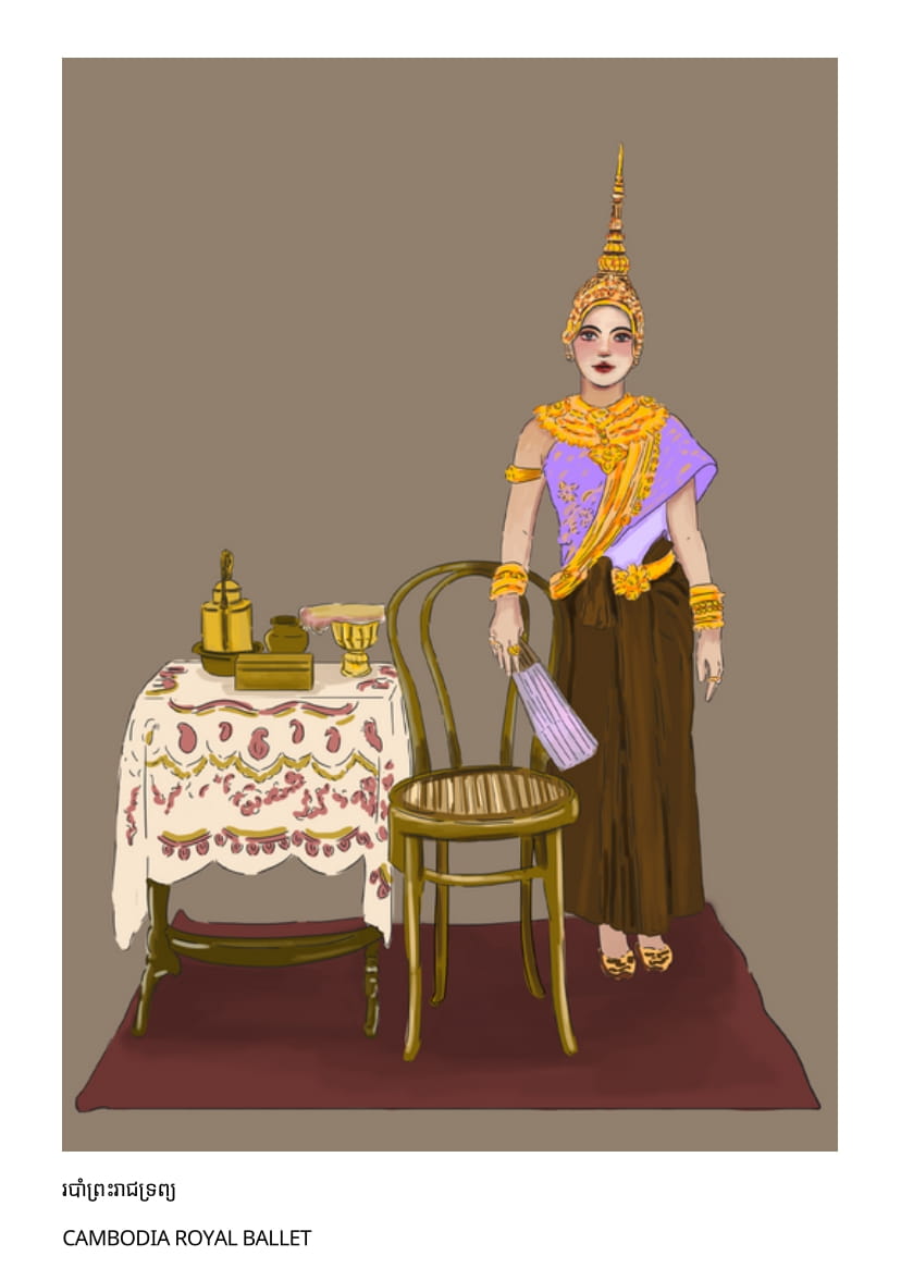 Khmer Postcard - Royal Ballet