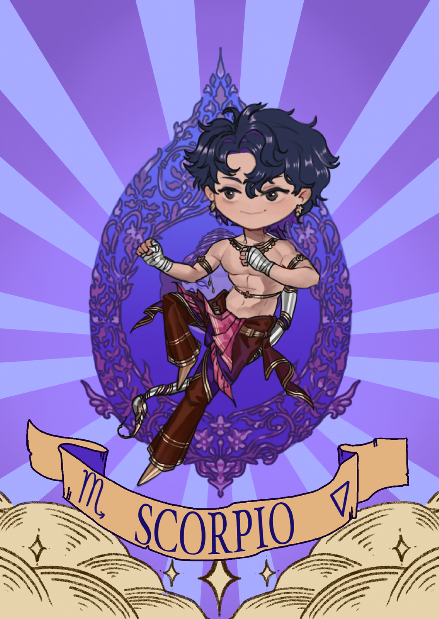 Khmer Bookmark - Zodiac