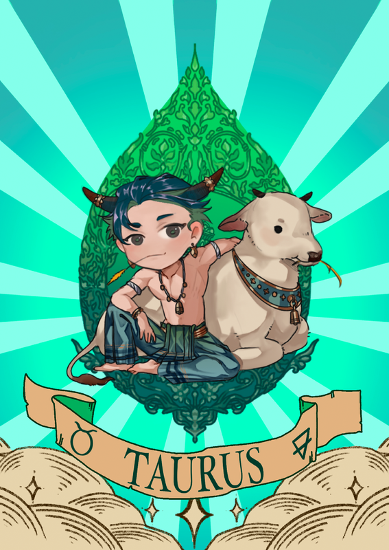 Khmer Bookmark - Zodiac