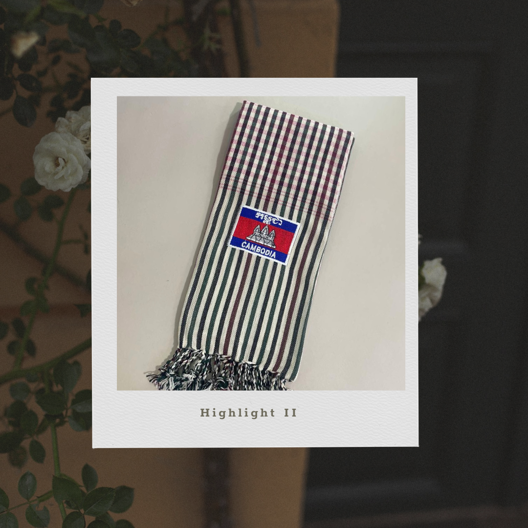 Khmer Krama (flag - Scarf)