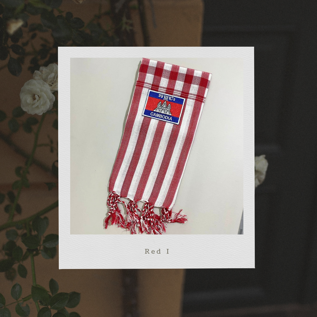 Khmer Krama (flag - Scarf)