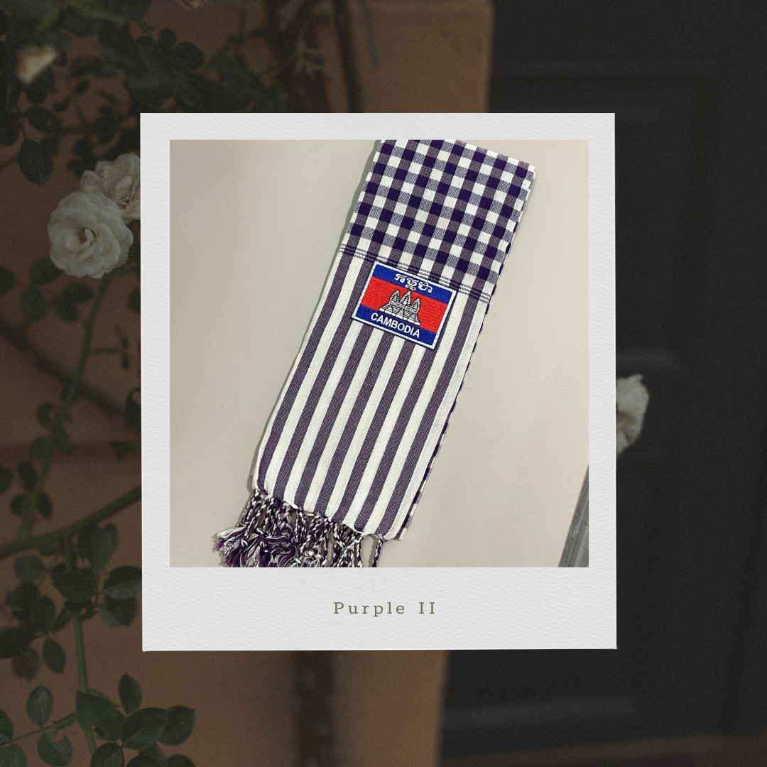 Khmer Krama (flag - Scarf)