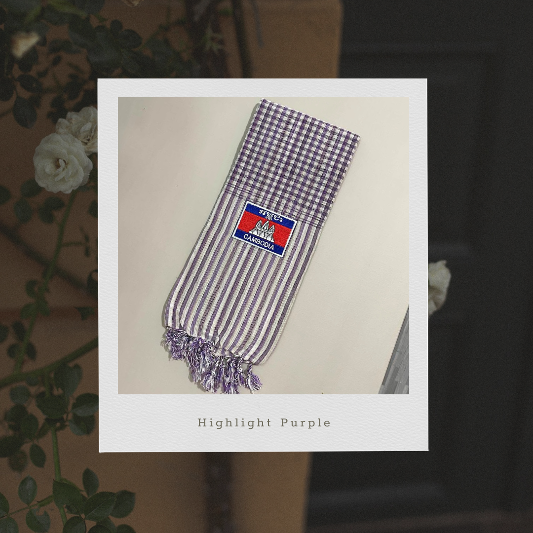 Khmer Krama (flag - Scarf)