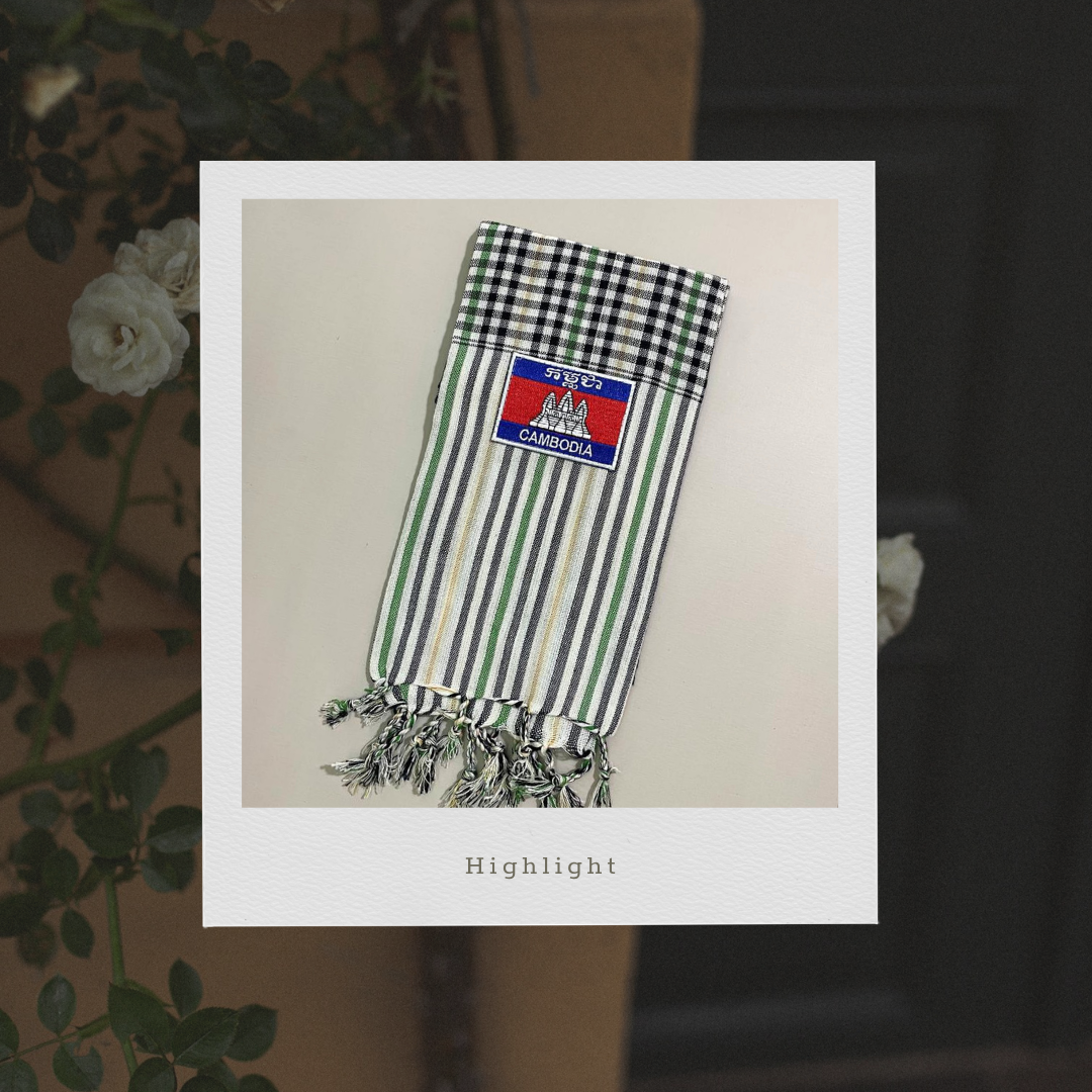 Khmer Krama (flag - Scarf)