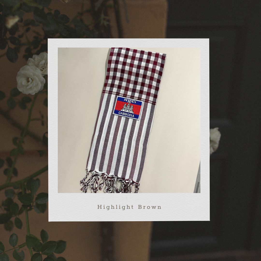 Khmer Krama (flag - Scarf)