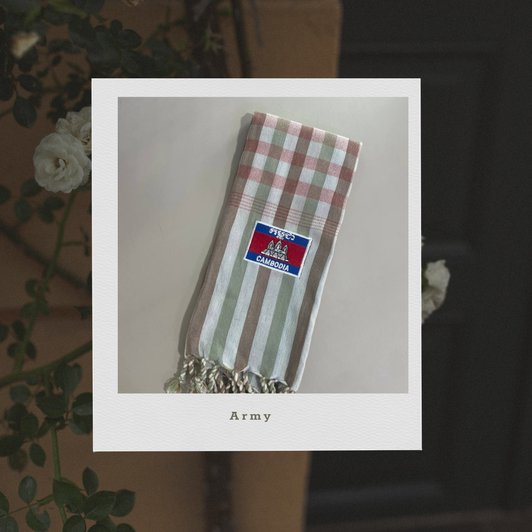 Khmer Krama (flag - Scarf)
