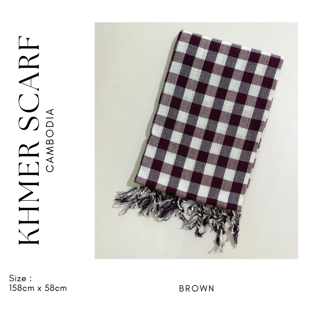 Khmer Krama ( Scarf- Normal) - ក្រម៉ាខ្មែរ S
