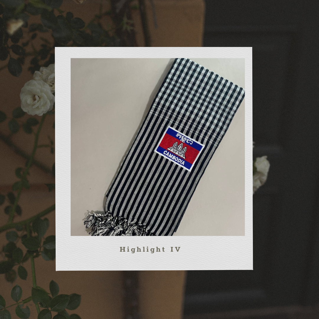 Khmer Krama (flag - Scarf)