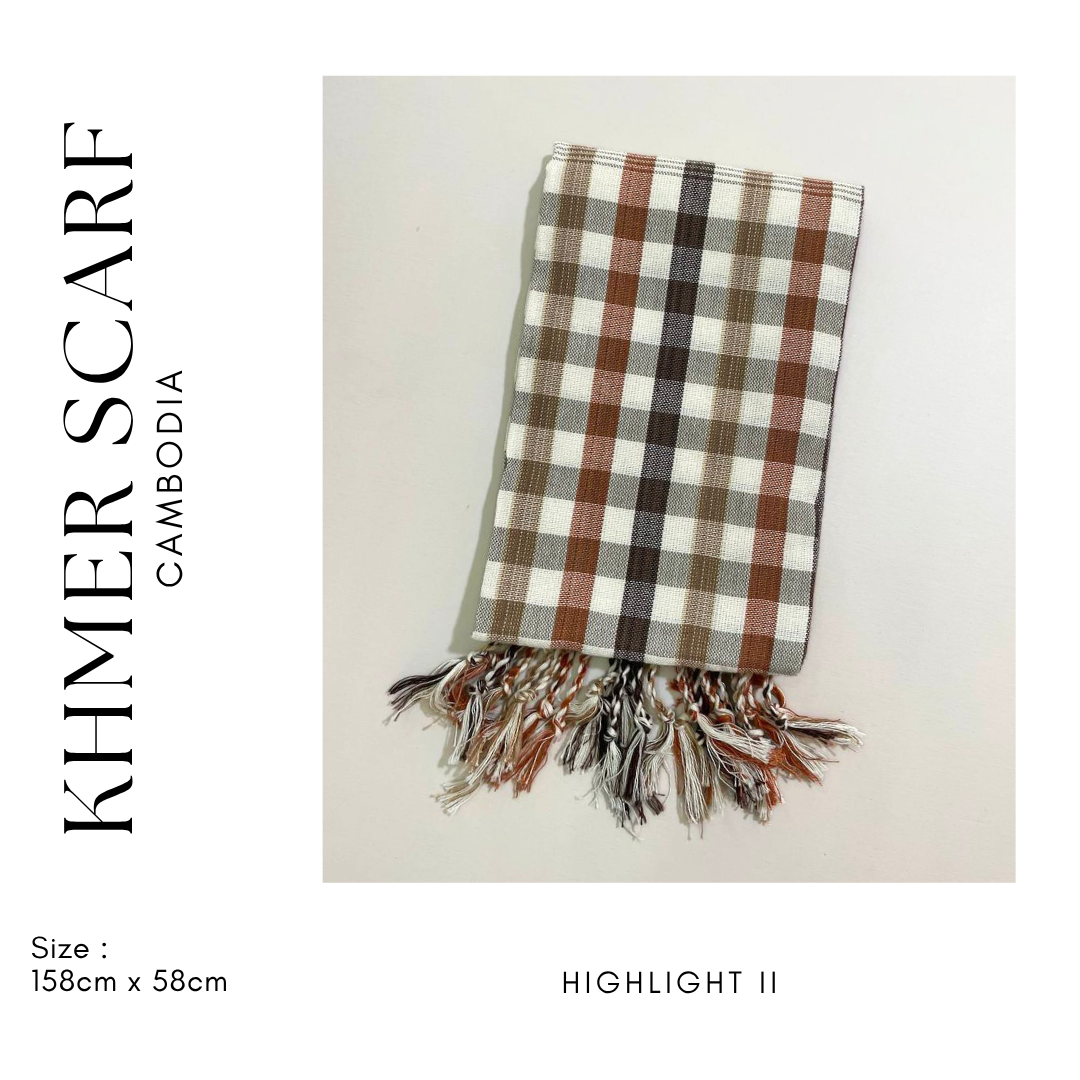 Khmer Krama ( Scarf- Normal) - ក្រម៉ាខ្មែរ S