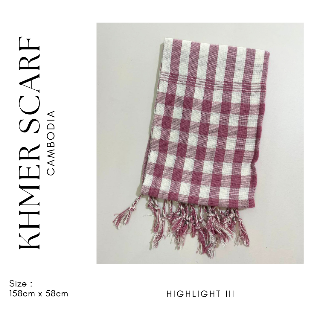 Khmer Krama ( Scarf- Normal) - ក្រម៉ាខ្មែរ S