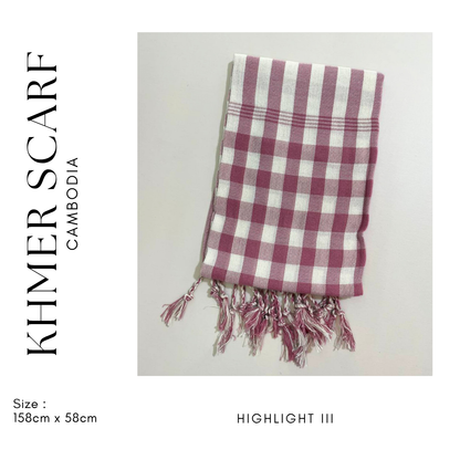 Khmer Krama ( Scarf- Normal) - ក្រម៉ាខ្មែរ S