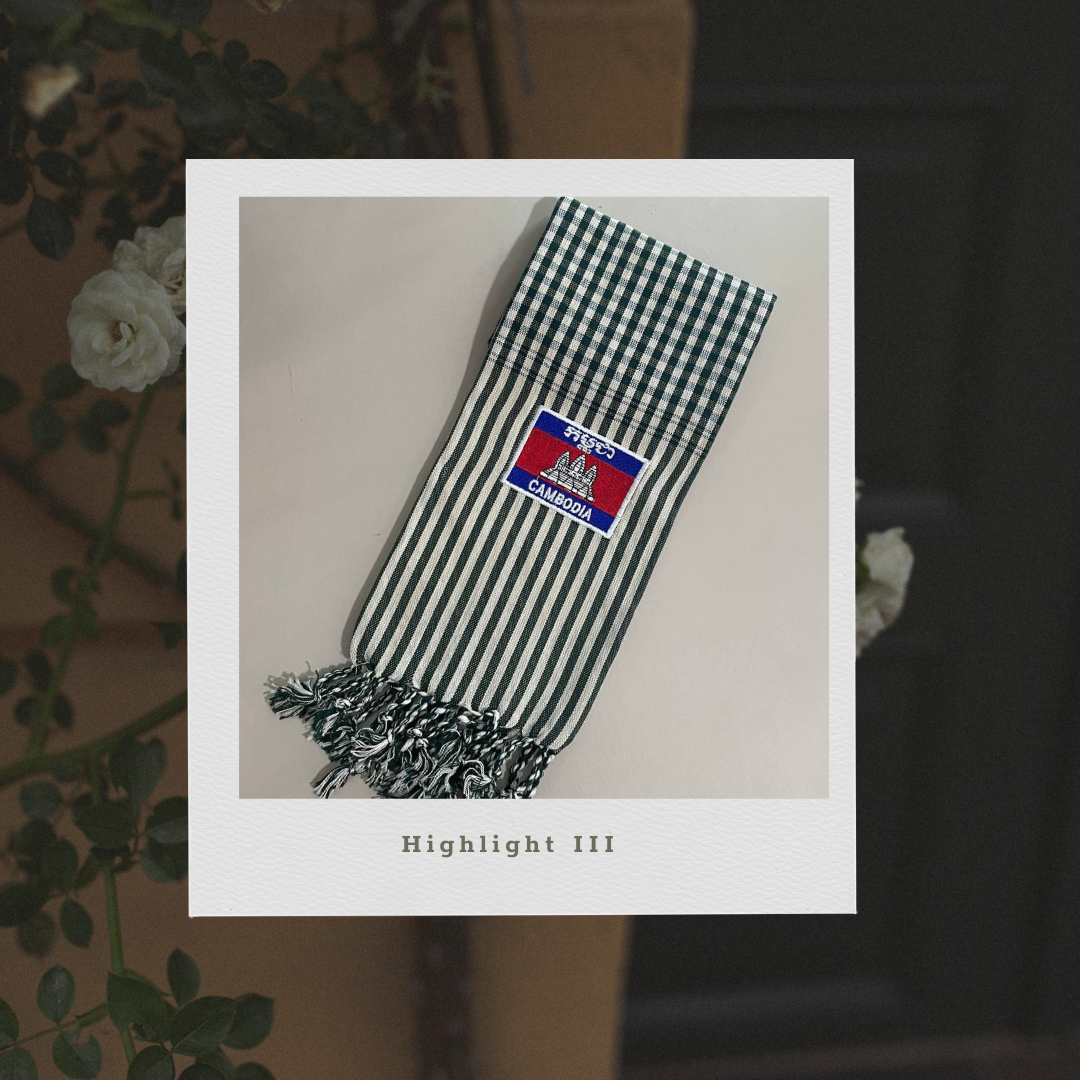 Khmer Krama (flag - Scarf)