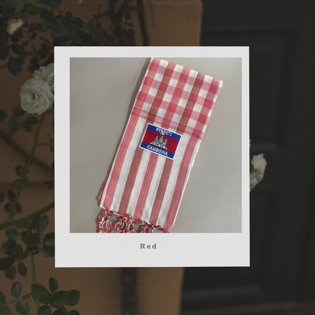 Khmer Krama (flag - Scarf)