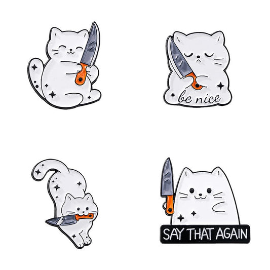 Animal - Cat With  Knife