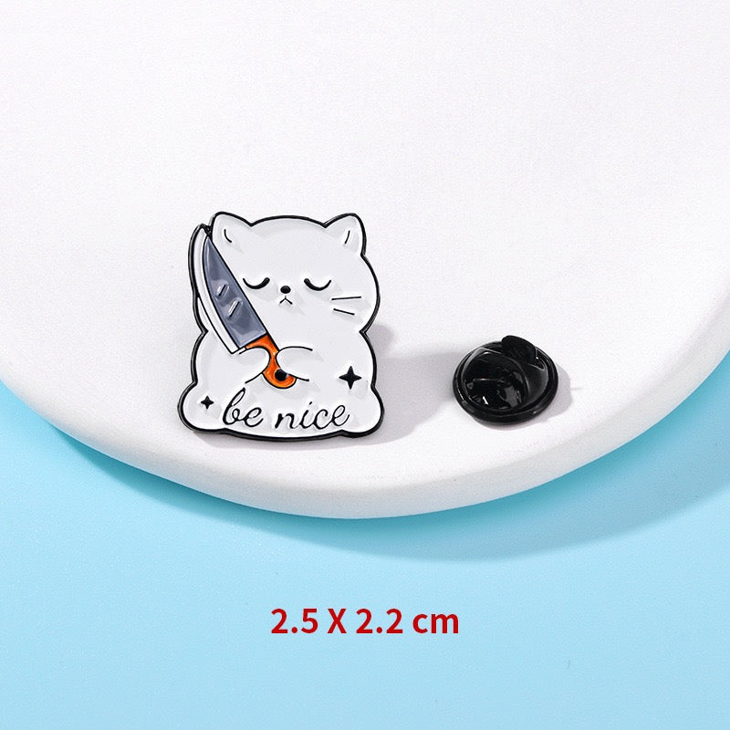 Animal - Cat With  Knife