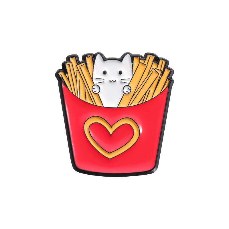 Animal - Cat with food I