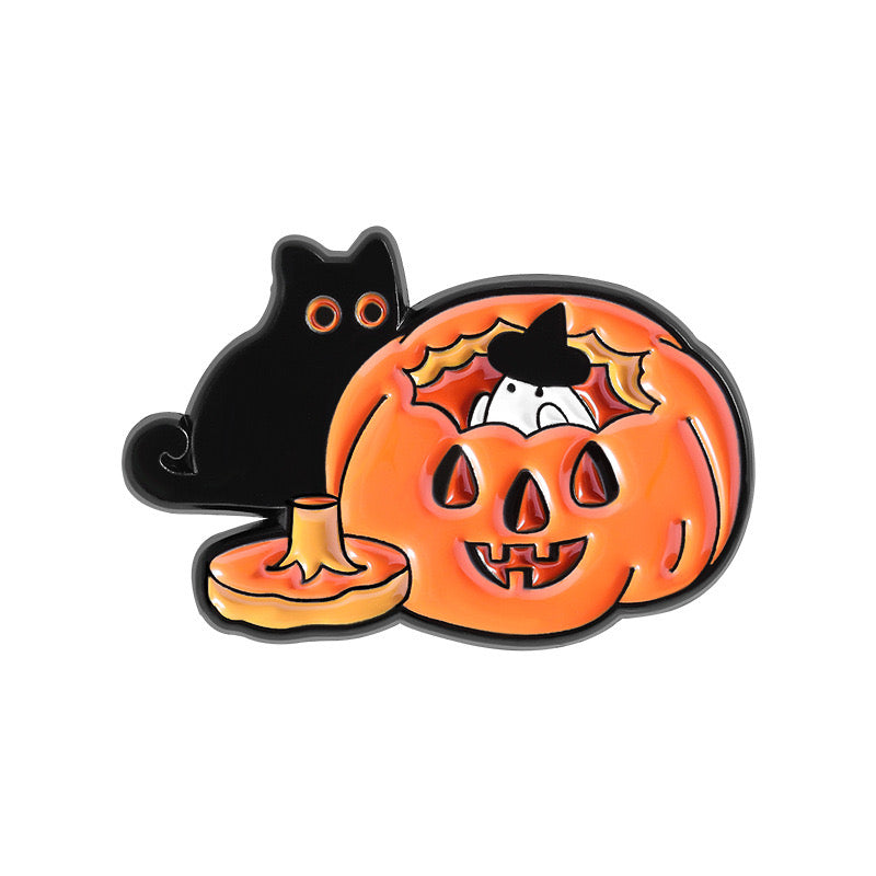 Halloween With cat