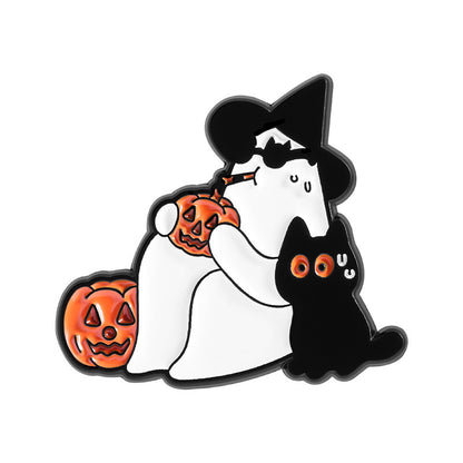 Halloween With cat