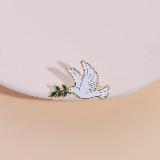 Animal - Bird with leaf (Peace)