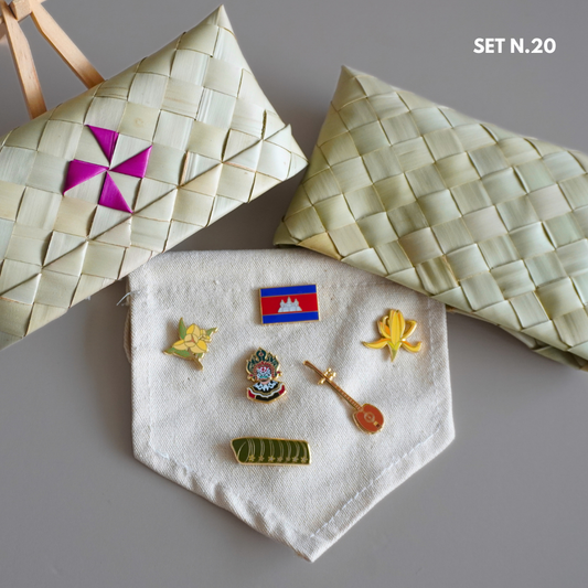 Khmer - Set N.20  (Hanging Badge)