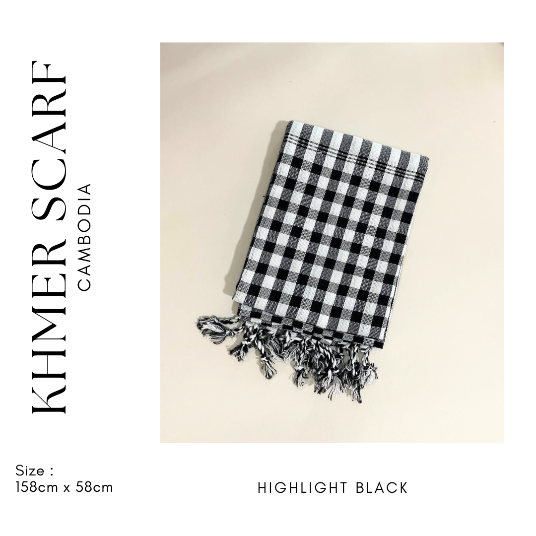 Khmer Krama ( Scarf- Normal) - ក្រម៉ាខ្មែរ S